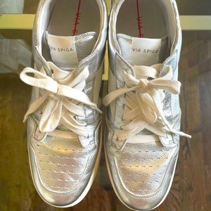 Via Spiga Metallic Silver Sz 39 eu